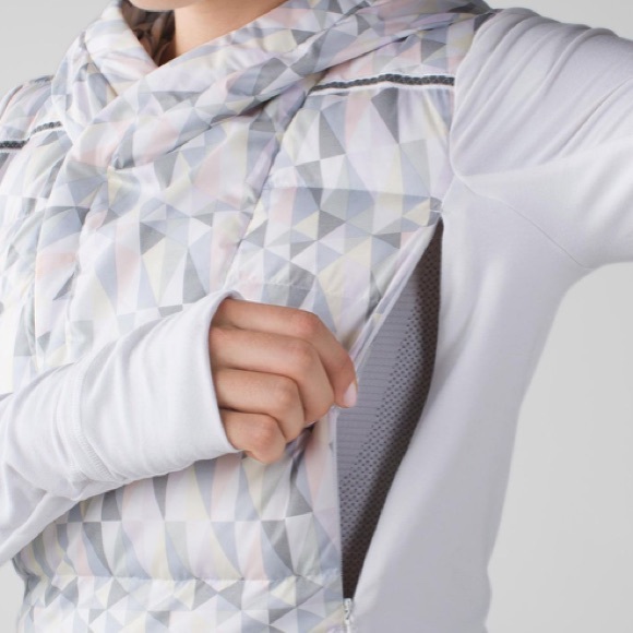 Lululemon Fluff Off Pullover Stained Glass Love White Neutral Blush - Picture 6 of 10